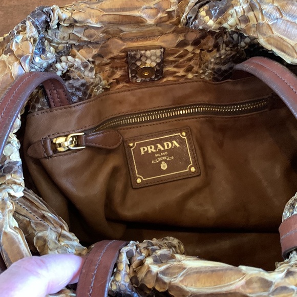 Prada Python Authentic Shoulder Bag - Picture 10 of 16